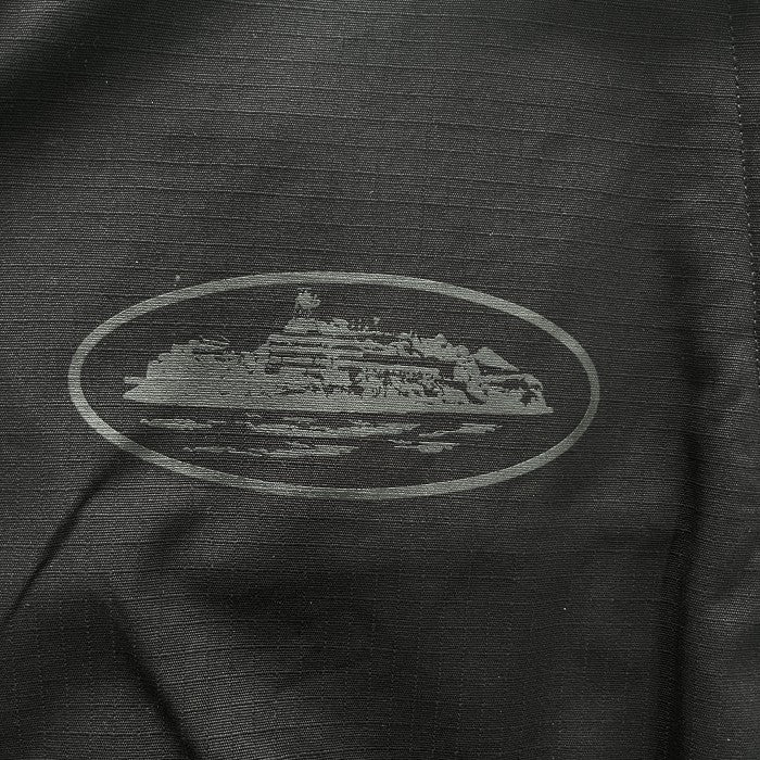 Corteiz Guerillaz Drilltop Jacket - Triple Black
