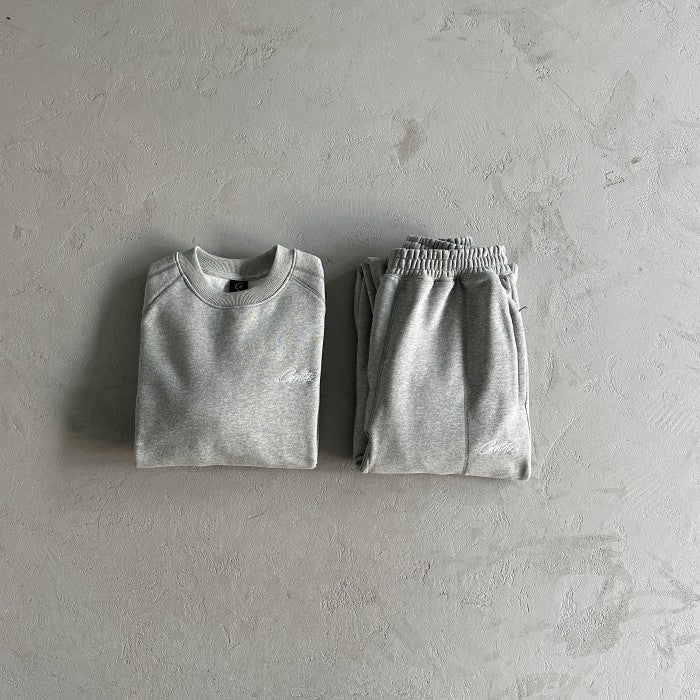 Corteiz HMP V2 Sweatshirt & Sweatpants Suit / Set - Grey