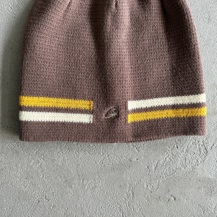 Corteiz VVS Knit Beanie 'Mocha'