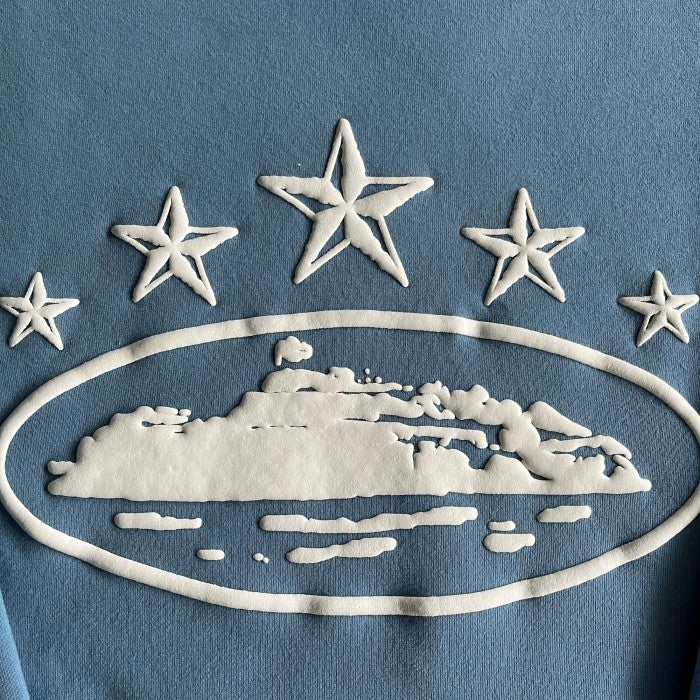 Corteiz 5 Starz Alcatraz - Hoodie / Pants / Set - Baby Blue - Set