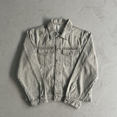 Corteiz C-Star Denim Trucker Jacket Grey