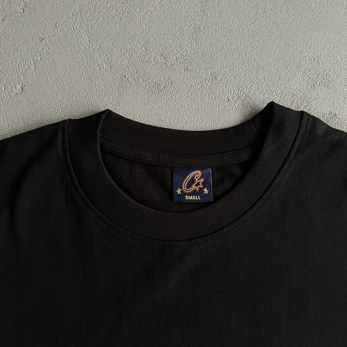 Corteiz Halftone Island Tee - Black/White