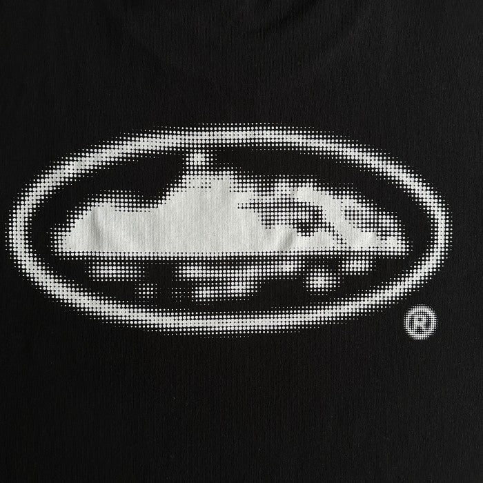 Corteiz Halftone Island Tee - Black/White