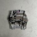 Corteiz Mohair Knit Sweater 'Grey Camo'
