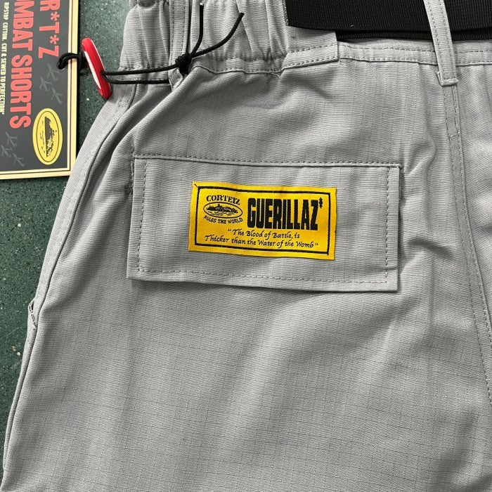 Corteiz Alcatraz Cargo Shorts - Grey
