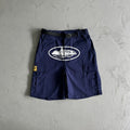 Corteiz Alcatraz Cargo Shorts - Navy