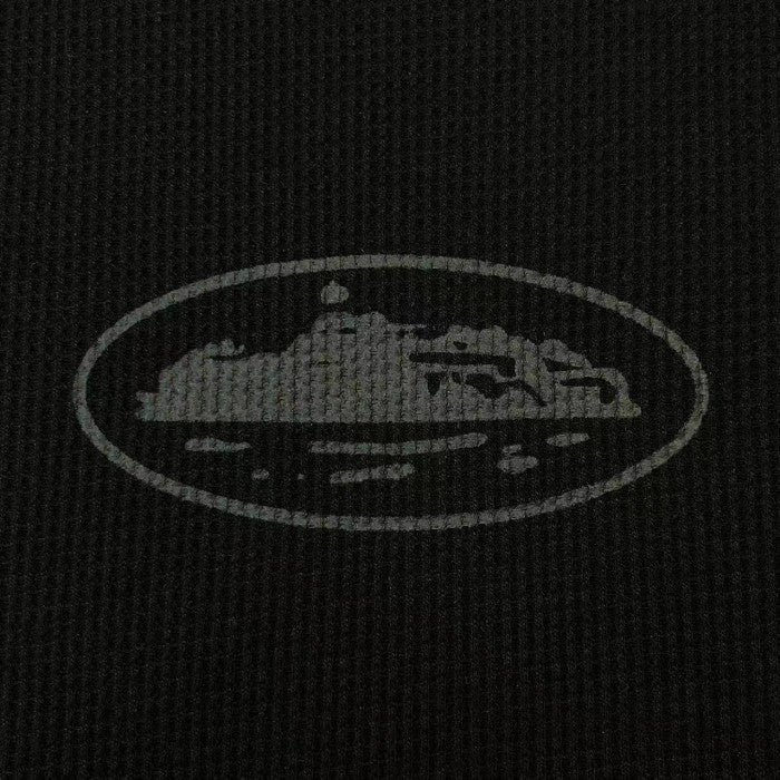 Corteiz Alcatraz Waffle Longsleeve - Triple Black