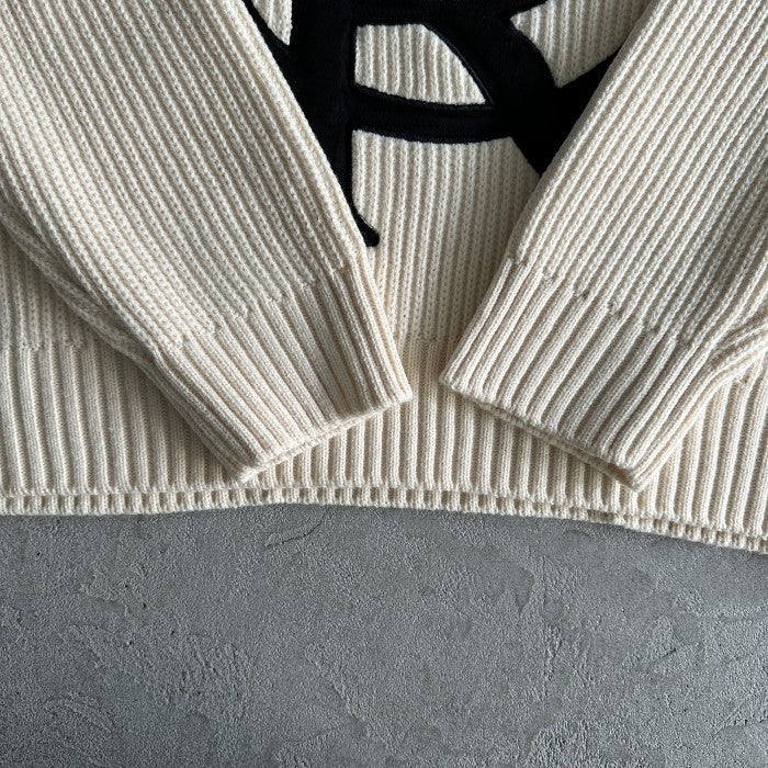 Corteiz Crest Knit Sweater - Off White