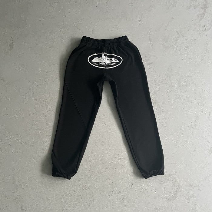Corteiz OG Alcatraz Bottoms Joggers / Sweatpants - Black White