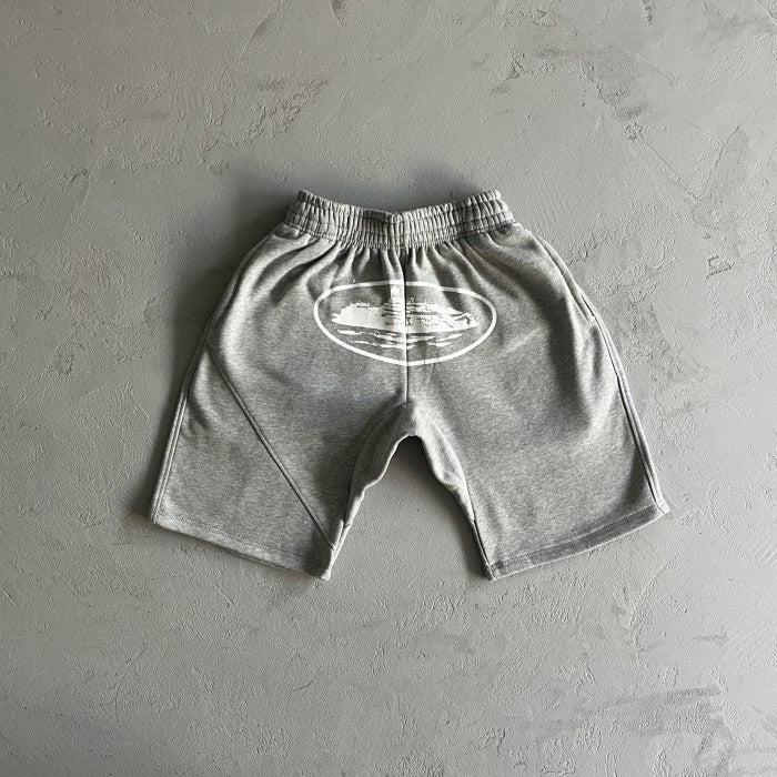 Corteiz OG Alcatraz Shorts - Heather Grey