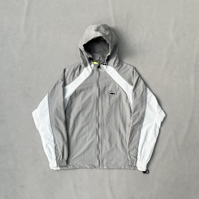 Corteiz Spring Jacket - Alcatraz Sun & Rain Grey Windbreaker