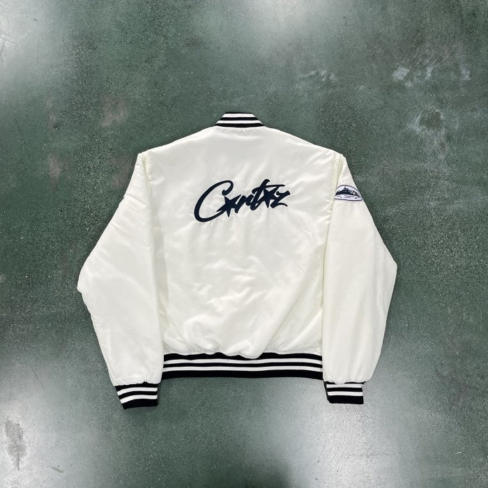 Corteiz Stadium Jacket - White