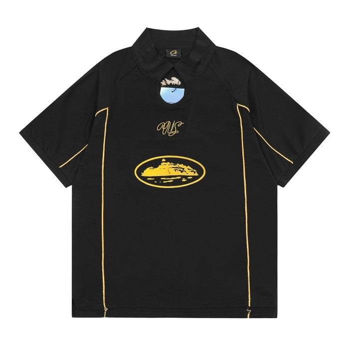 Corteiz Talismo Football Jersey Black - FW23