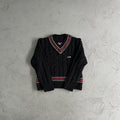 Corteiz Wimbledon Knit Sweater - Black