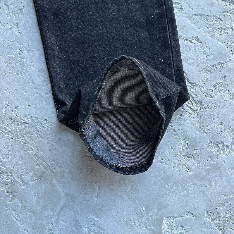 DUAL STRIPE BAGGY JEANS [BLACK WASH] - Corteiz