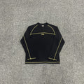 HMP PANEL HEAVYWEIGHT LS TEE [BLACK YELLOW] - Corteiz.RTW