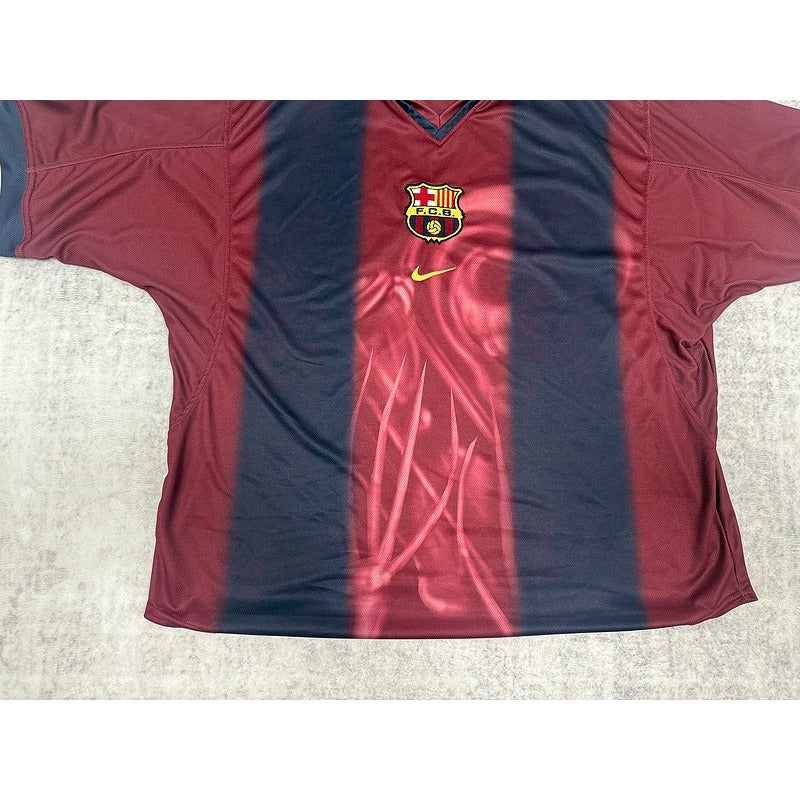 Travis Scott x Cactus Jack x Nike x FC Barcelona Retro 2000/01 Home Skeleton Jersey