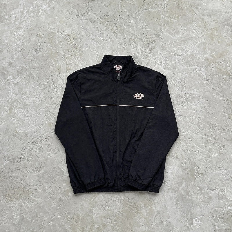 Syna Logo Shell Tracksuit [Black/Rose Gold - Can't Rush Greatness]