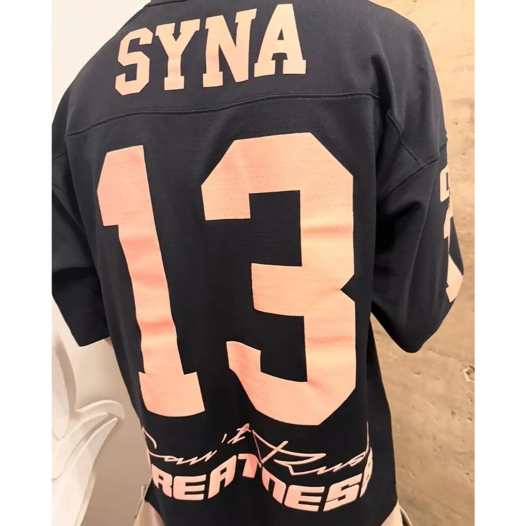 Syna x NFL x Mitchell & Ness CRG Jersey - Black/Rose Gold [Part of Can't Rush Greatness Merch]