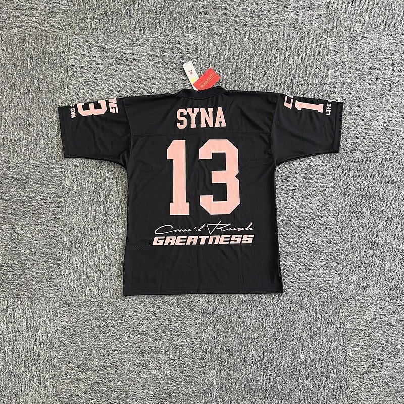 Syna x NFL x Mitchell & Ness CRG Jersey - Black/Rose Gold [Part of Can't Rush Greatness Merch]