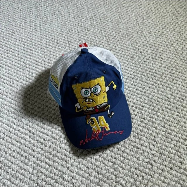Supreme x SpongeBob SquarePants Jeff Hamilton Mesh Back 6-Panel Black (SS25)