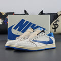 Travis Scott x Fragment x Air Jordan 1 Low OG - Reverse Military Blue