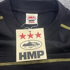 HMP PANEL HEAVYWEIGHT LS TEE [BLACK YELLOW] - Corteiz.RTW