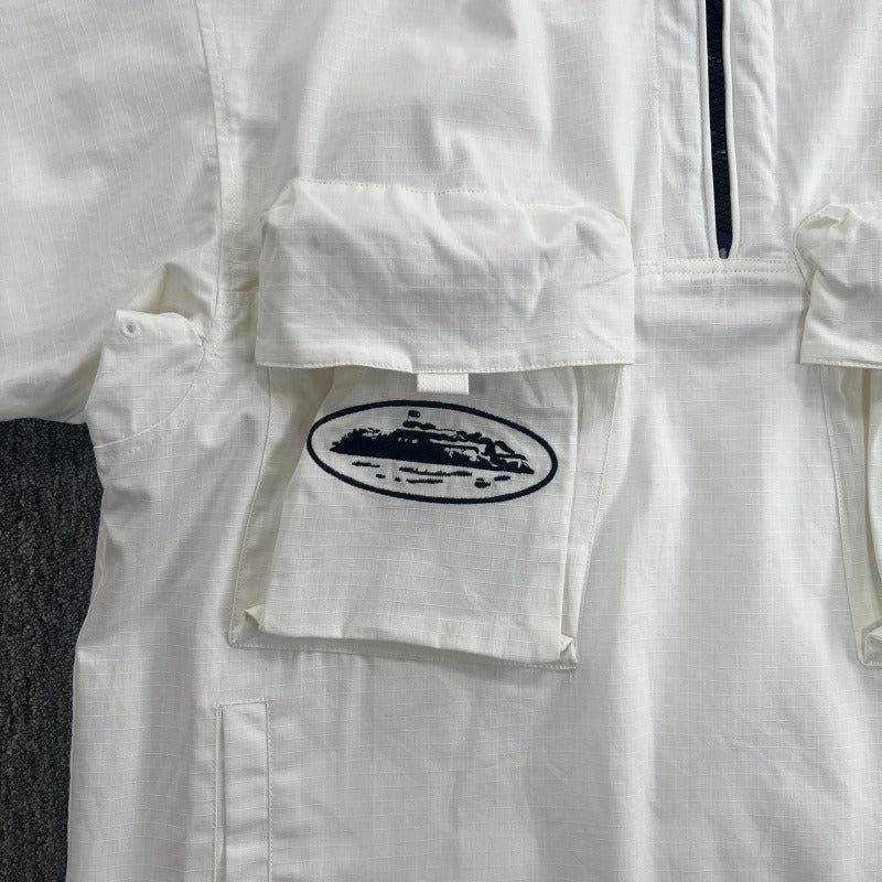 Corteiz Storm Jacket - White
