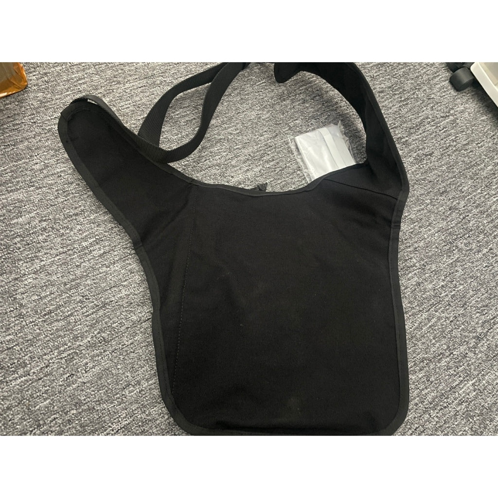Maison Margiela Black Four Stitch Messenger Bag