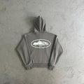 ISLAND PUFF PRINT ZIP HOODIE [GULLY GREY] - Corteiz