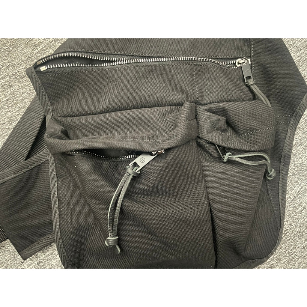 Maison Margiela Black Four Stitch Messenger Bag