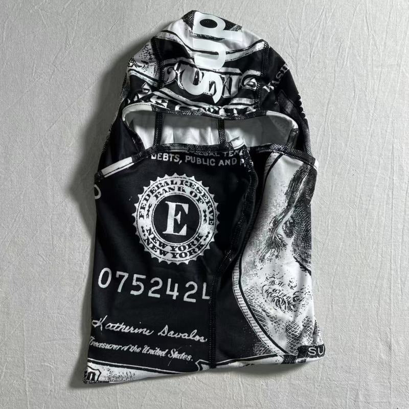 Supreme Lightweight Balaclava Black Money