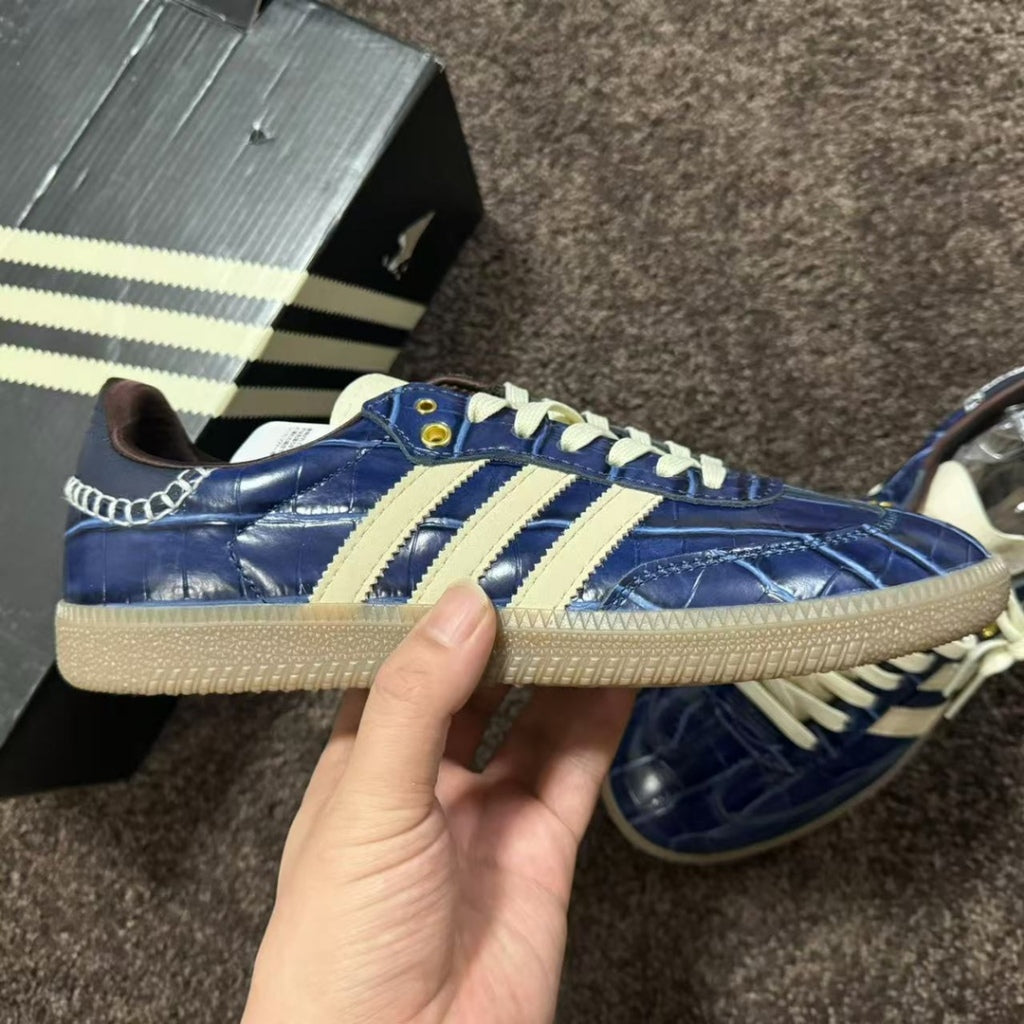 Adidas x Wales Bonner Samba OG "Navy Croc"