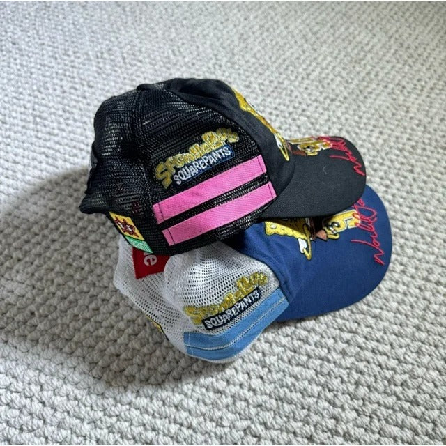 Supreme x SpongeBob SquarePants Jeff Hamilton Mesh Back 6-Panel Black (SS25)