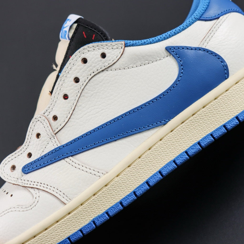 Travis Scott x Fragment x Air Jordan 1 Low OG - Reverse Military Blue