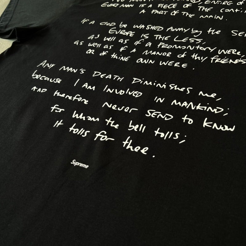 SUP x Corteiz Rules The World Tee Black
