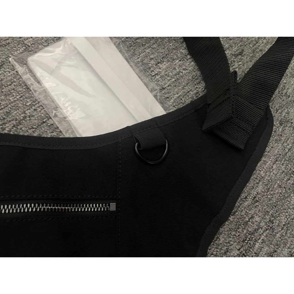 Maison Margiela Black Four Stitch Messenger Bag