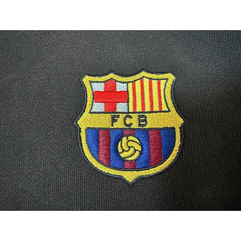 Travis Scott x Nike x FC Barcelona Spray Logo Hoodie [Black]