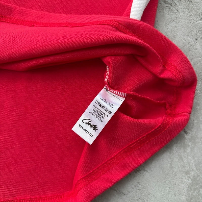 PANELED RUGBY [RED] - Corteiz