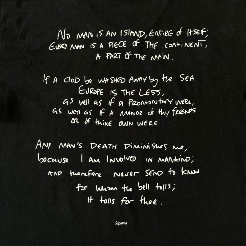 SUP x Corteiz Rules The World Tee Black