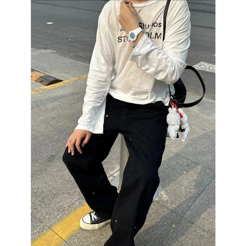 Chrome Hearts Riveted Carpenter Pants 'Black'
