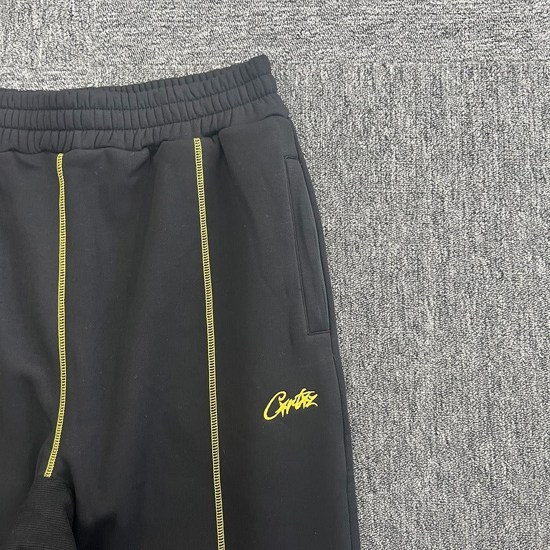 HMP V2 Hoodie & Pants Black/Yellow - Corteiz.RTW