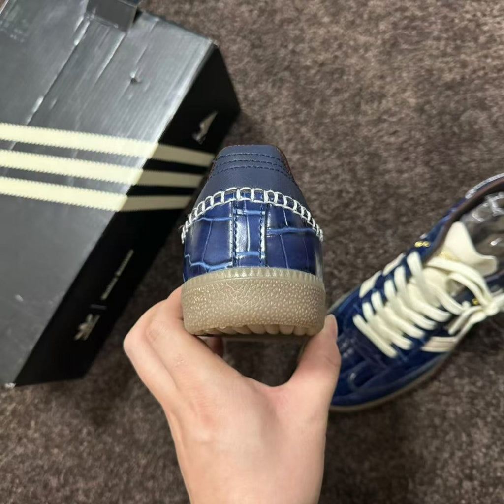 Adidas x Wales Bonner Samba OG "Navy Croc"