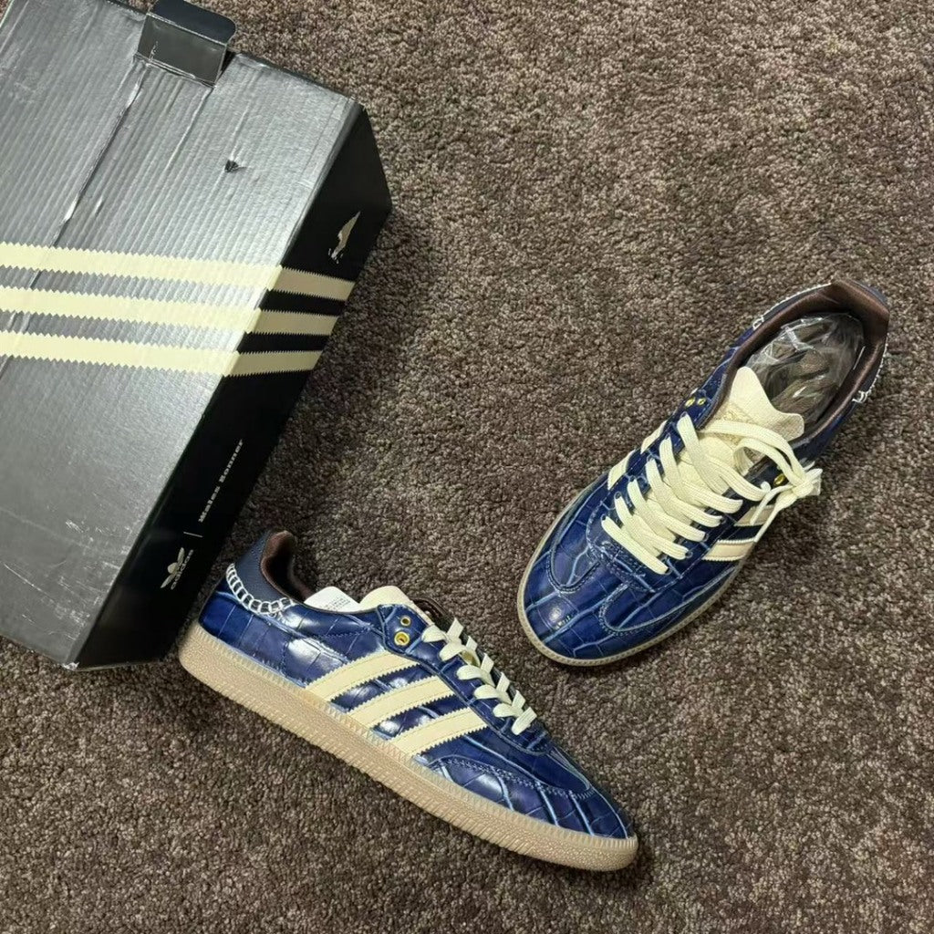 Adidas x Wales Bonner Samba OG "Navy Croc"