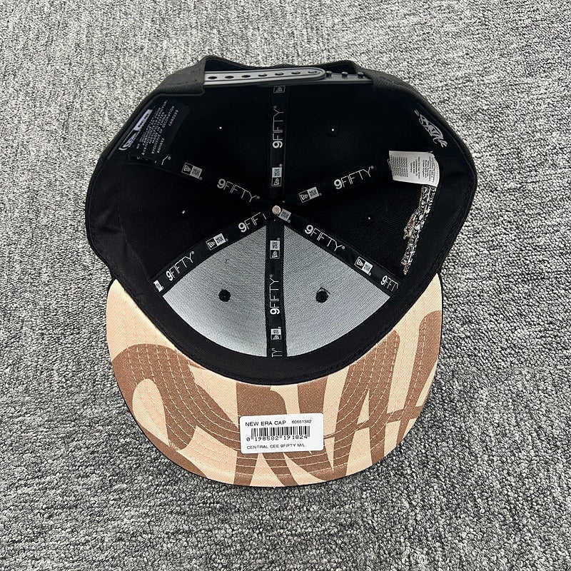 Syna World x New Era 9Fifty Snapback Cap - Black/Rose Gold (Can't Rush Greatness)
