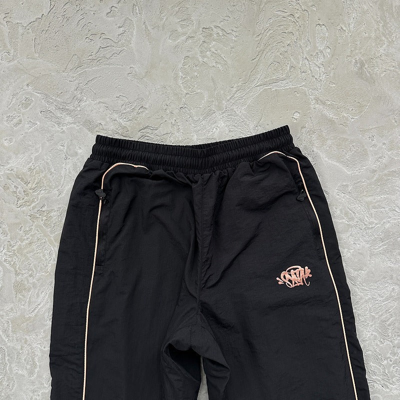 Syna Logo Shell Tracksuit [Black/Rose Gold - Can't Rush Greatness]