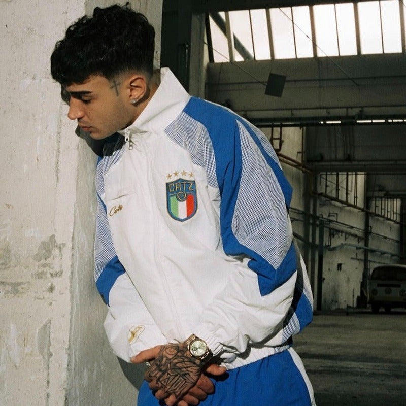 Italia Shuku Jacket/Pants/Suit [BLUE/WHITE] - Corteiz.RTW