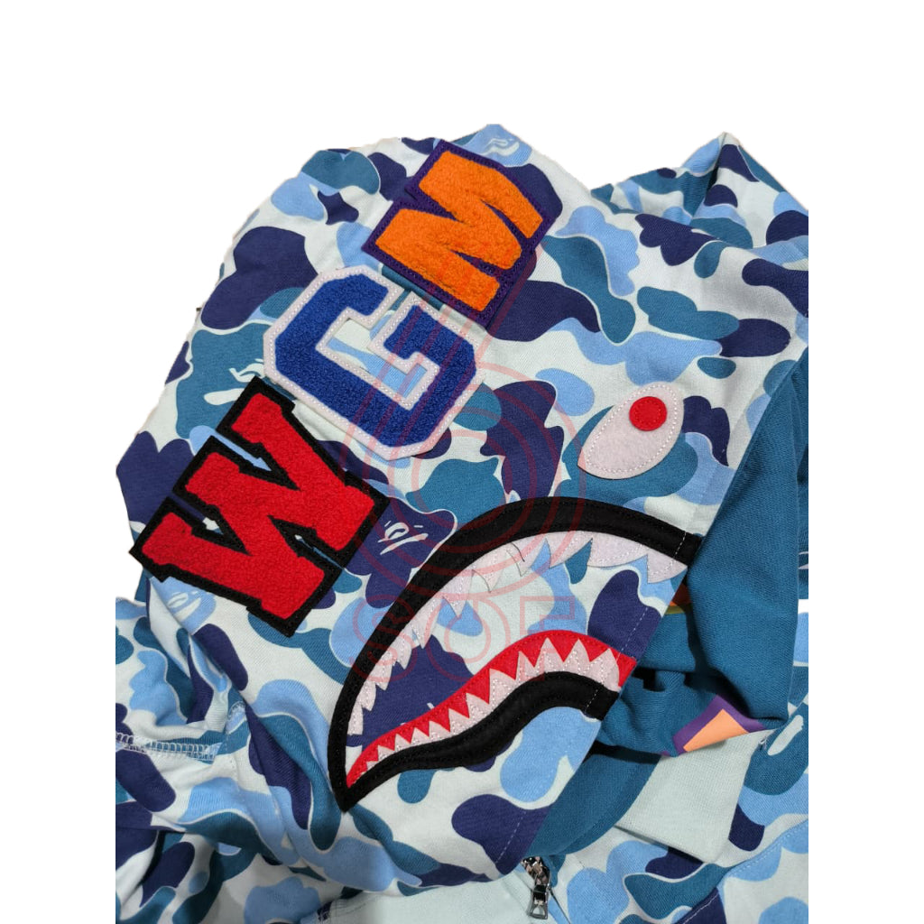Bape A Bathing Ape - ABC Camo Double Shark Full Zip Hoodie (All Colors)