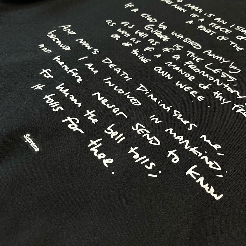 Supreme x Corteiz Rules The World Hoodie Black
