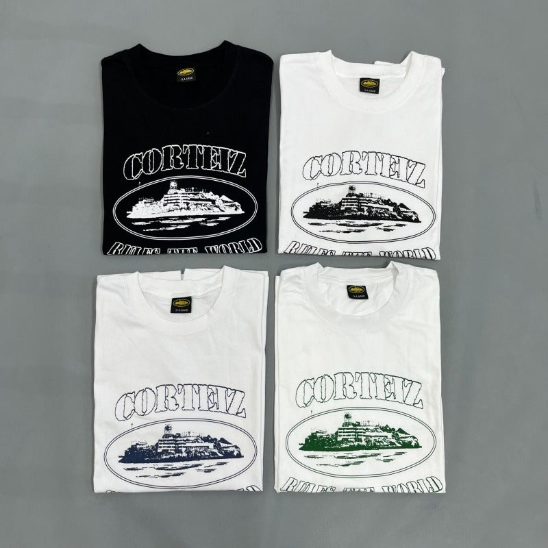 OG Alcatraz Rules The World Tee - Corteiz [All Colors]